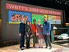 WBTT leaders (from l-r) Jim Weaver, Debra Flynt-Garrett, Doris Johnson, Julie Leach and Nate Jacobs during the 2024-2025 'Hush! Hush!' season announcement
