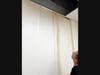 SCC employee Jennifer Powers surveys ceiling and water damage at the organization’s Bradenton office