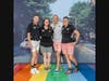 Project Pride SRQ executive director Justyn Hunter-Ceruti (left) with board members (from l-r) Jessica Maxon-Berrier, Harry Cicchetti and Amanda Day