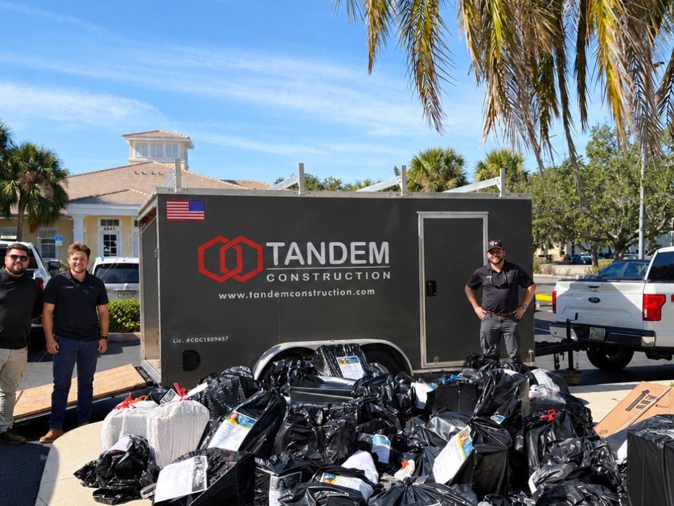 Tandem Construction fulfilled more than 100 wish lists last year; the company expects to achieve at least that number again this year