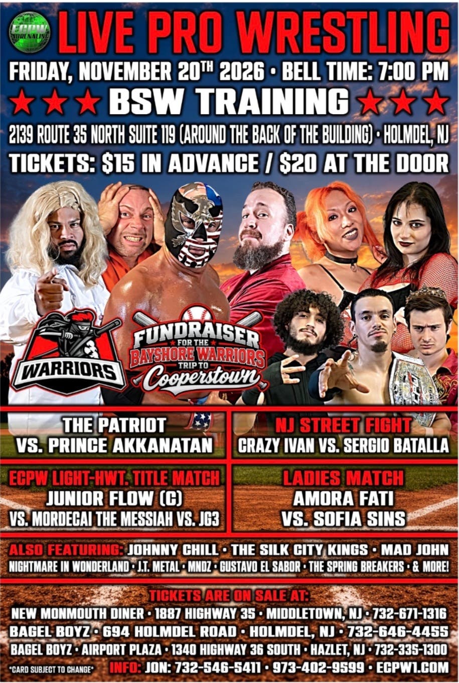 Live Pro Wrestling in Holmdel