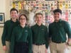 osh Hunsinger, Isabella Peralta, Christopher Surrusco, and Jeffrey Quintanilla (left to right)