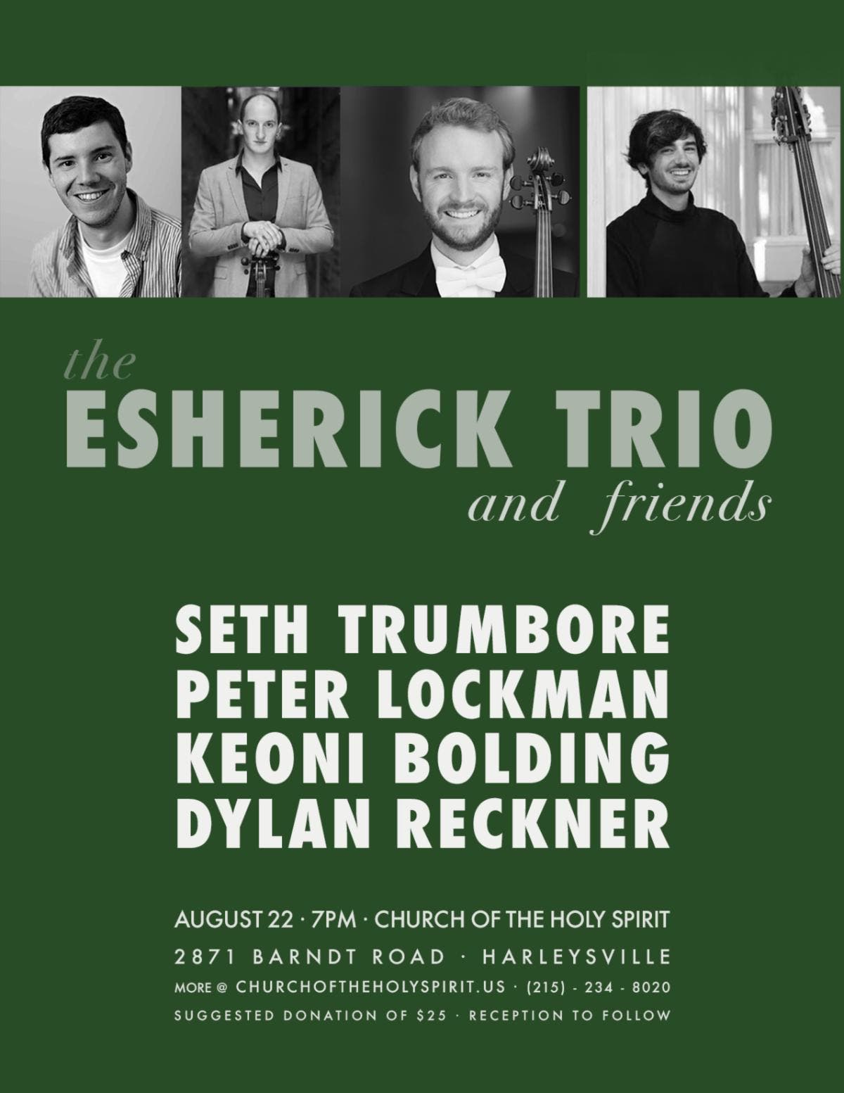 Concert by Esherick Trio and Friends