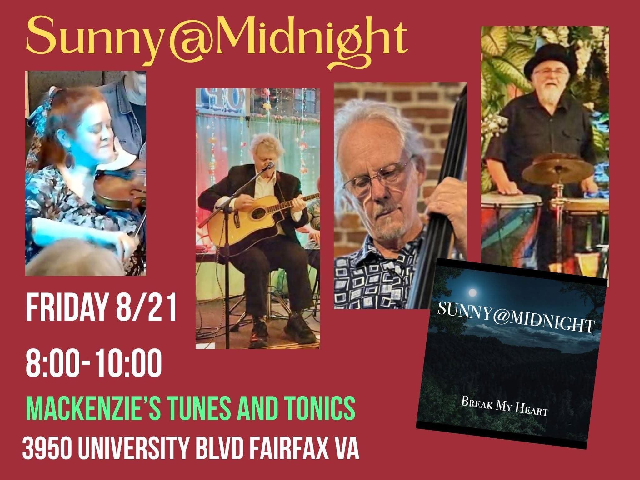 Acoustic Americana from Sunny@Midnight this Friday at Mackenzie's
