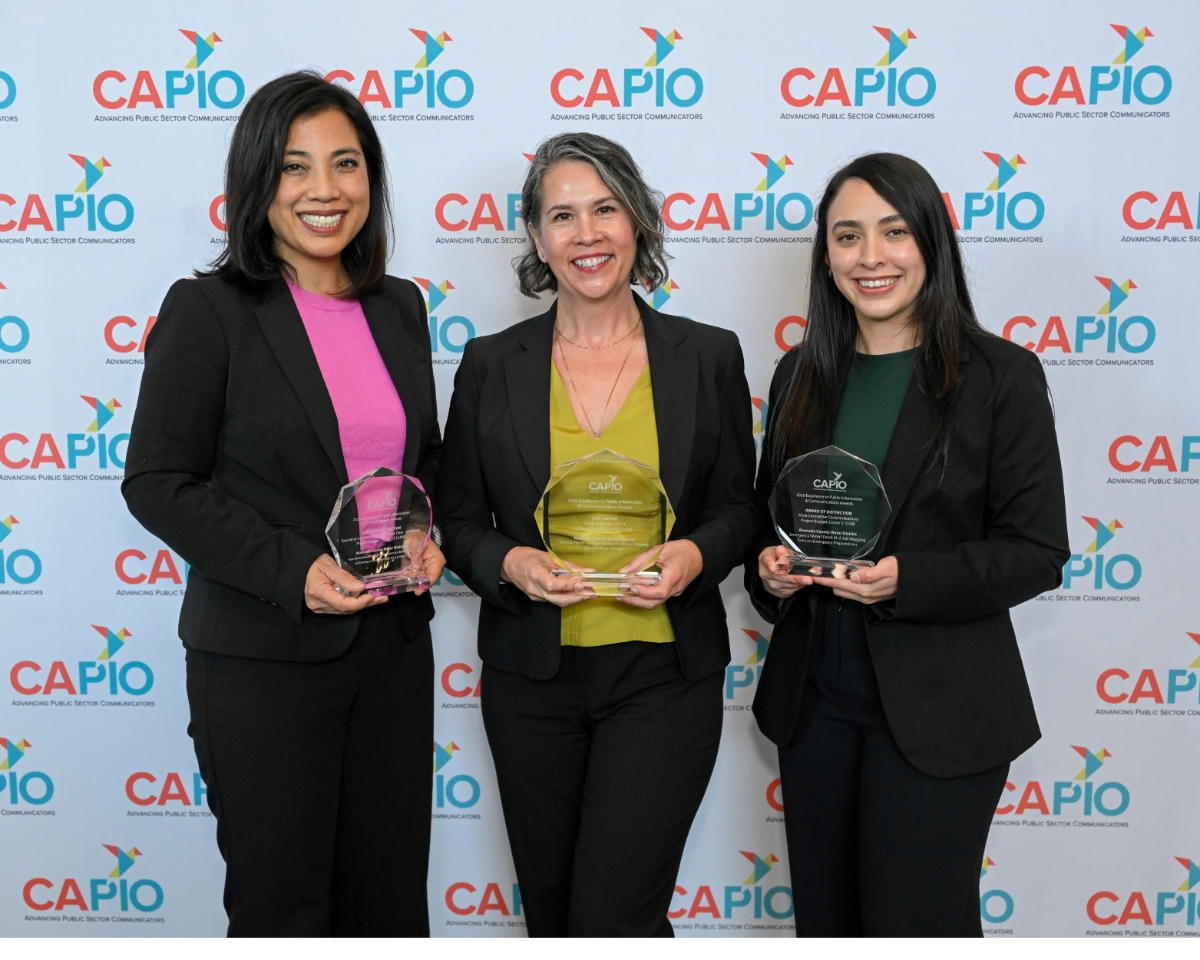 ACWD Public Affairs Division staff accepted multiple honors at the 2026 CAPIO Annual Conference, recognizing the District’s outstanding public outreach and community engagement efforts.