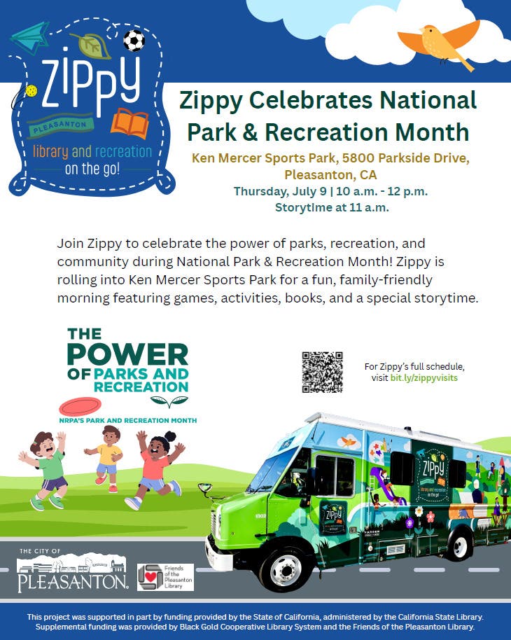 Zippy Celebrates National Park & Recreation Month