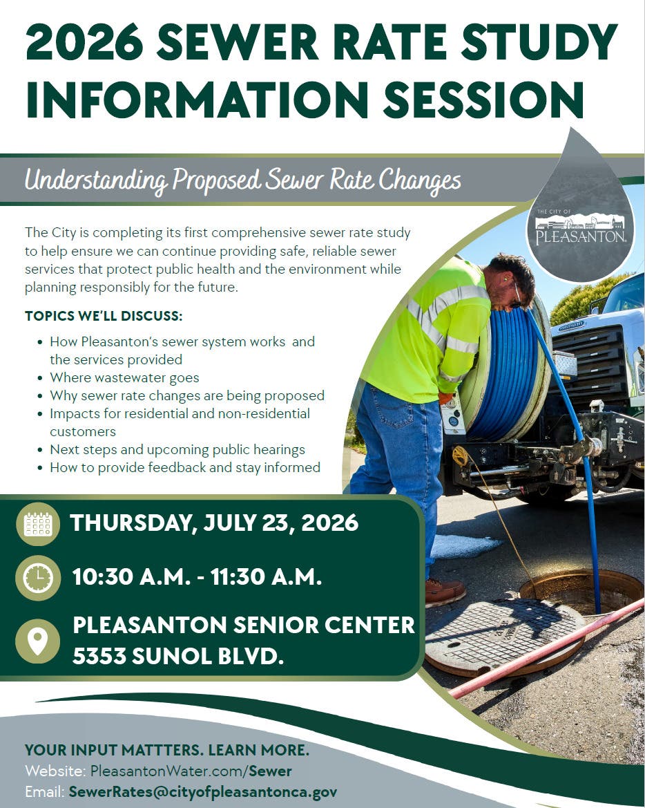 2026 Sewer Rate Study Information Session