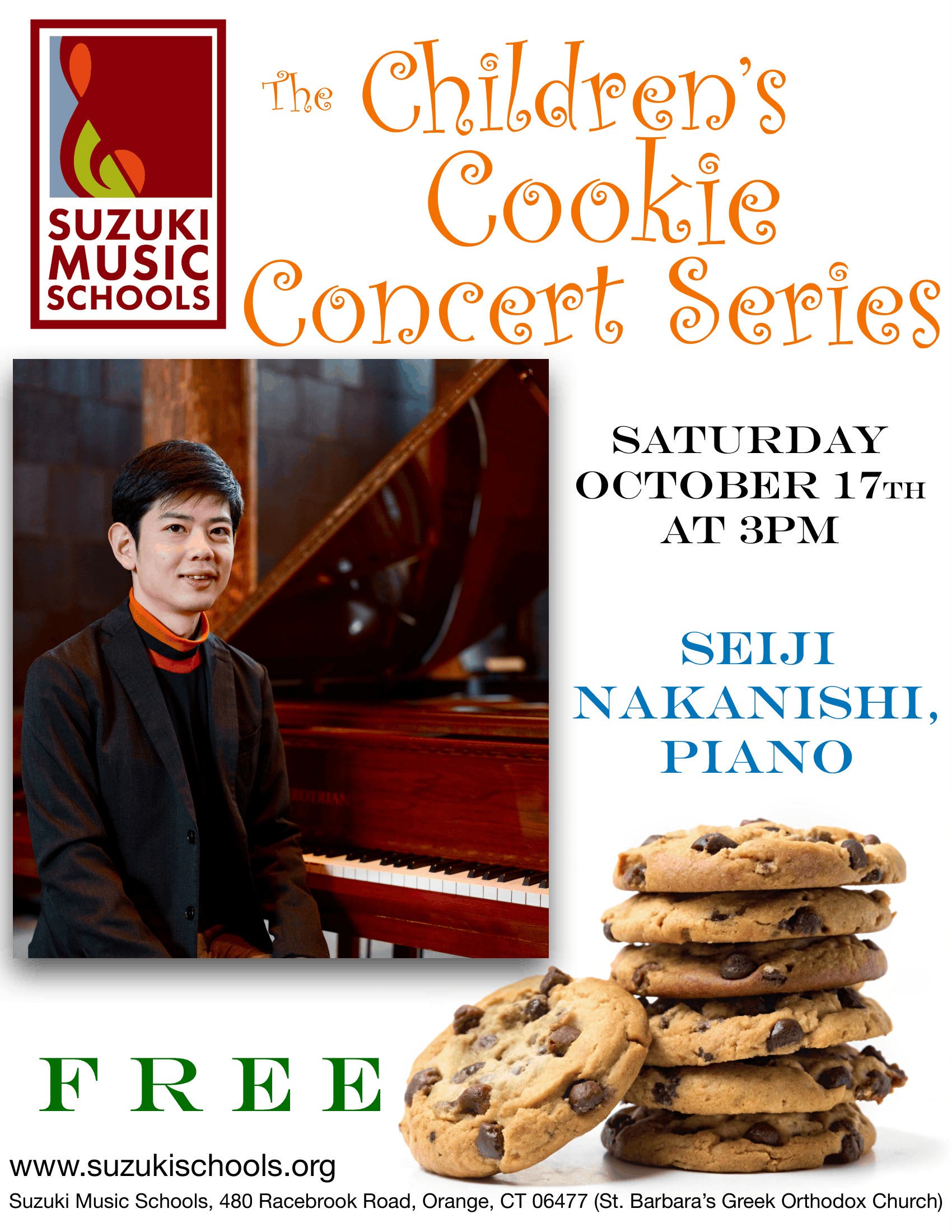 Children's Cookie Concert with Pianist Seiji Nakanishi