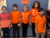 Covington Elementary students wear orange during last year’s Unity Day and pledge to be bully free. 