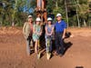 People pictured (left to right): Nancy Walsh, Executive Director, Melissa Hutchinson, Center Director, Carrie Ridel, Regional Director, Harry Freeman, Director of Development. 