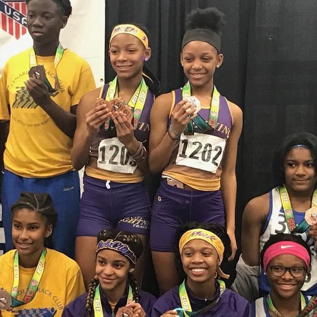 Dale City Lightning Track Club Triumphs at the AAU National Indoor