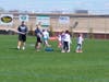 Big kids teaching the little ones.