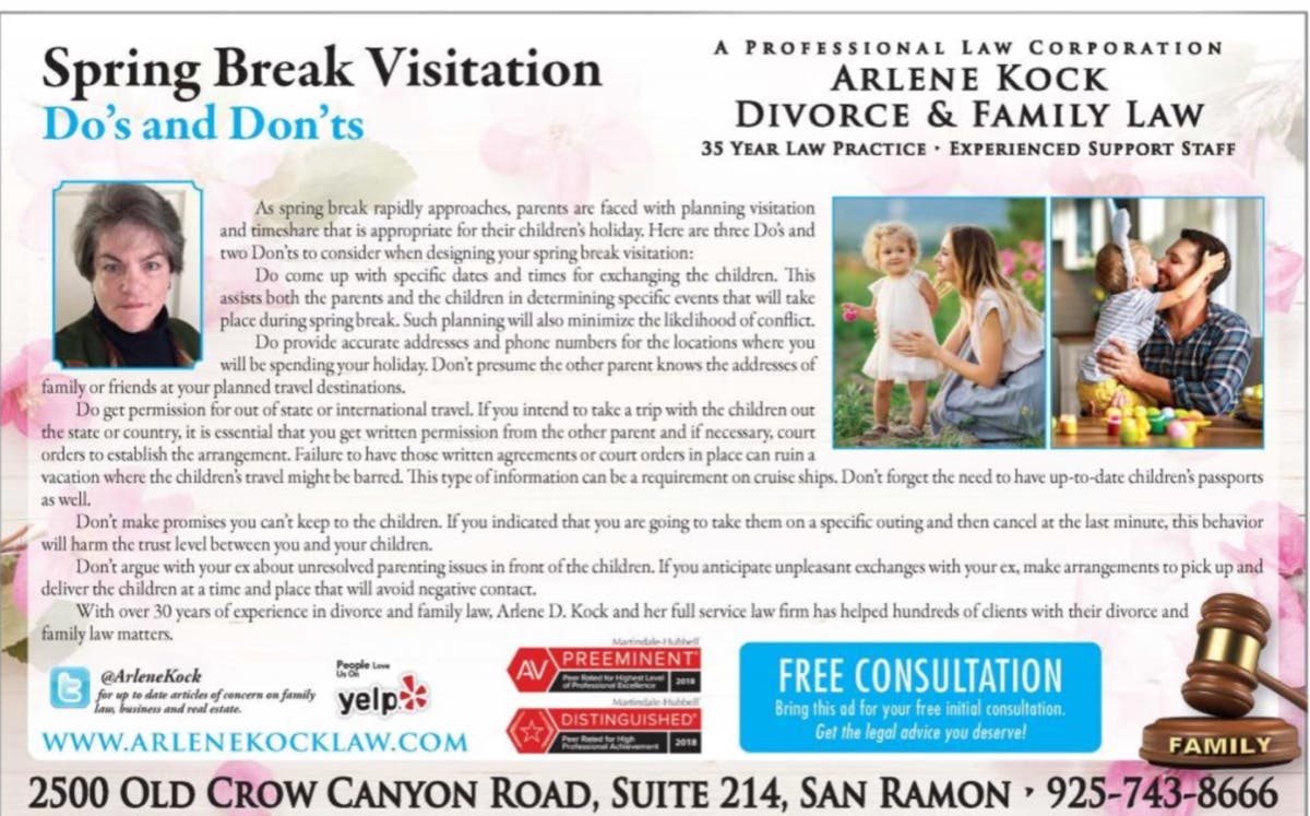Free Experienced Family Law Attorney Phone Consultation San Ramon, CA