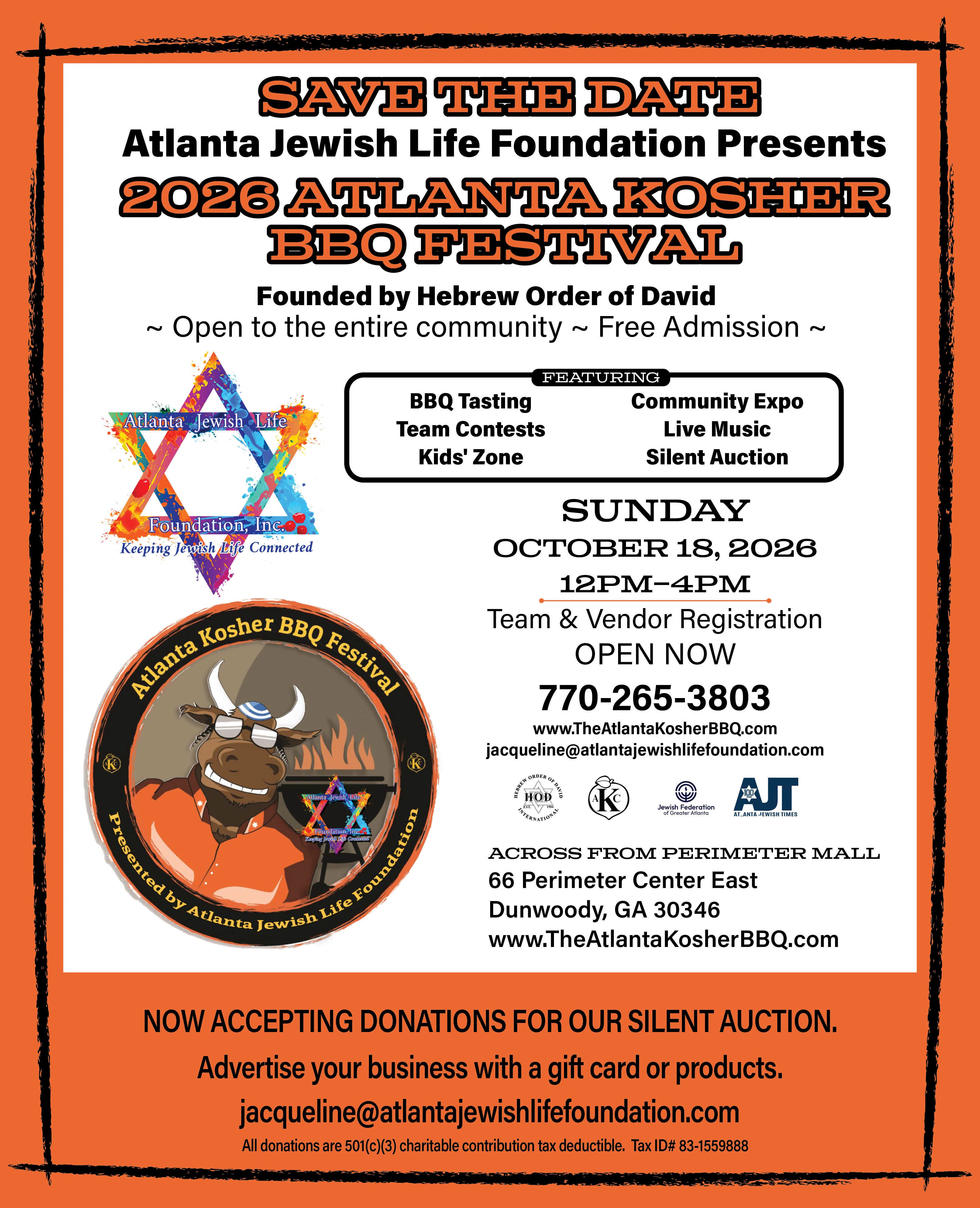 2026 Atlanta Kosher BBQ Festival