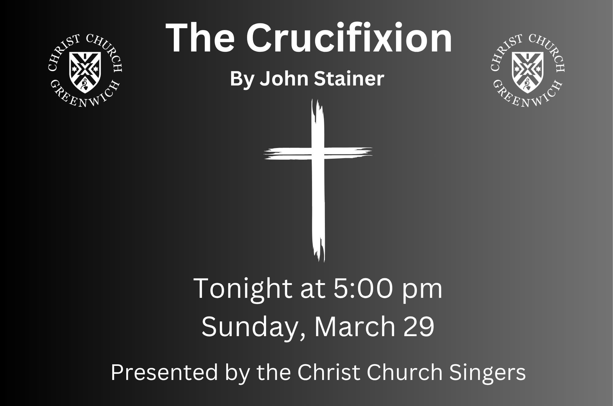 Palm Sunday Meditation: Stainer’s Crucifixion