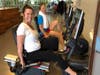 : Y staff and fierce Expresso Bike competitors Pam Turmel and Mindy Bolton