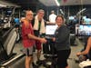 Expresso Bike competitors, members Joe Aldman, Doug Currier and Health and Wellness Director Cara Green