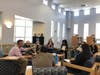 A group of Medfield High School teachers talking about the district's Challenge Success initiative.