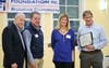 Jack Wolfe, Pete Peterson, Martha Fester and Volunteer Award Recipient, Pat Casey