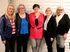 5 new female members (l-r), N. Lavin, B. Erb, L. Fisher, M. Vasaturo and C. Sullivan.