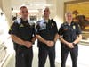 MPD's Sgt. Roy, Officer Maxfield and Chief Guerette