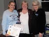 Award Recipient Liz Sandeman, Immediate Past District Governor Deb Hayes and Medfield Lions President Colleen Sullivan