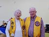 Lion Ann Thompson and Lion Bob Dennehy