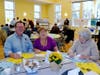 Chowder patrons enjoying the event