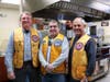 Lion Scott Colwell, Lion Mark Geraigery and Lion Bill Hajjar