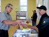 Ice House Road vendor serving chowder