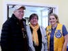 Lion Russ Hallisey, his wife Diane and Lion Liz Sandeman