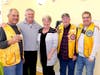 Lion Bill Hajjar, Lion Terry Hanrahan and his wife, Chris, Lion Tom Sweeney and Lion Mark Geraigery