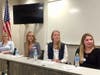 Medfield high school seniors Emily Rosecrans, Nicolina Farmer, Anna Wietrecki and Abby Glynn. 