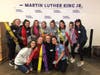 Meghan McCarthy, Kayla Herrick, Bridget Mchallam, Maddy Rosen, Madeline Lutz, Sabrina Paquin, Lara Wilson and Anna Martin. Front row, from left: Keira Denney, Elizabeth Lynch, Co-President Nicolina Farmer and Co-President Catherine Lynch.