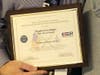 Award received by Principal Steve Grenham.