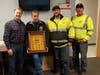  (L to R) Trust Director, Rick Hooker, DPW Foreman Bobby Kennedy, and Cemetery Maintenance Staff Joe Rebola and Steve DellaCamera.