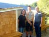 Eagle Scout Jones with parents Yumi and Doug