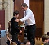 Mr. Kuehl receives letter of thanks from Dale Street student