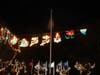 Holiday lights in Medfield