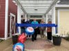 Board Members (Left to right) Rich Ryder, Perry Constas, Chairman Bob Heald (cutting ribbon), Director Roberta Lynch and Katie Robinson. Missing was COA Board member Heidi
Groff. 