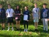 Pictured left to right with their first place medals and DI States trophy, Medfield 8th graders: Mark Tierney, John Barrette, Ashlyn Ryan, Adeline Keaveney, Will Boxmeyer and Kieran Ryan.

