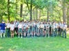Eagle Scout Jones with other Scouts and Leaders