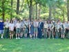 Scouts and Jones' parents with Eagle Scout David Jones.