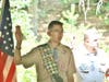 Eagle Scout David Jones at his Eagle Scout Court of Honor