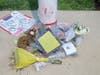 Memorial at flagpole