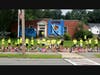Park & Rec children and staff showing respect and appreciation for the funeral procession for Captain Harman