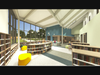 Rendered view of library media center at PNES