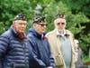 Legionnaires Tony Iafolla, David Conner and Gerry Irwin on Memorial Day 2021 at Vine Lake Cemetery