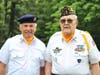 Legionnaires Paul Galofaro and Karl Schwartz on Memorial Day 2021 at Vine Lake Cemetery