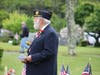 Past Commander Fred Wise on Memorial Day 2021 at Vine Lake Cemetery